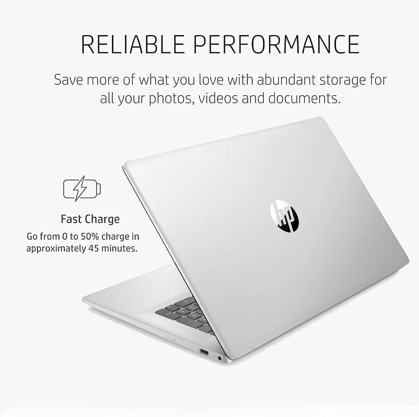 HP 17 Touchscreen Computer Laptop for Student and Business, 17.3" HD+,