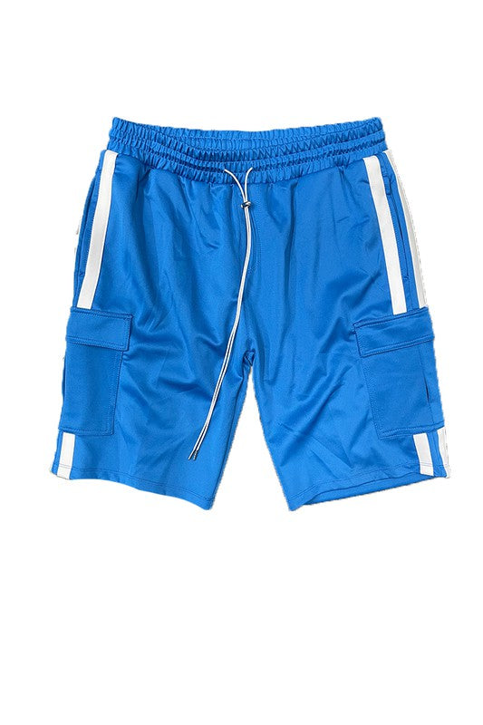 Two Stripe Cargo Pouch Shorts