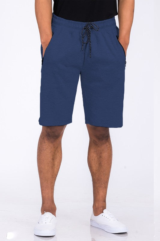 COTTON BLEND LOUNGE SWEAT SHORTS