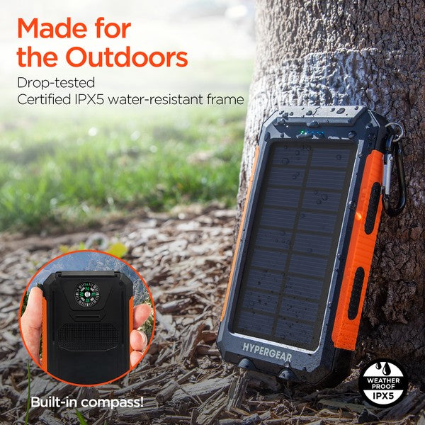 HyperGear Solar 10000mAh Power Bank