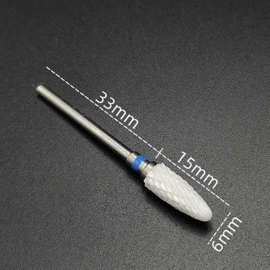 CERAMIC NAIL BIT FOR REMOVAL (BULLET) BLUE #194, 1 PCS