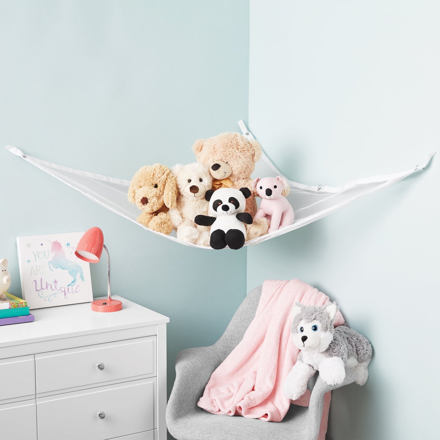 Mainstays Toy Storage Organizer White