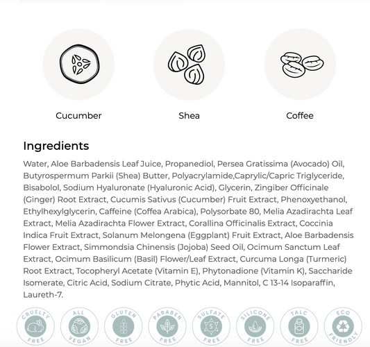 Cucumber Herbal Eye Firming Gel
