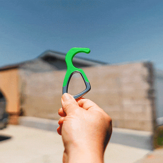 hoo(key) - The Only Patented Antimicrobial Silicone No-Touch Keychain Tool